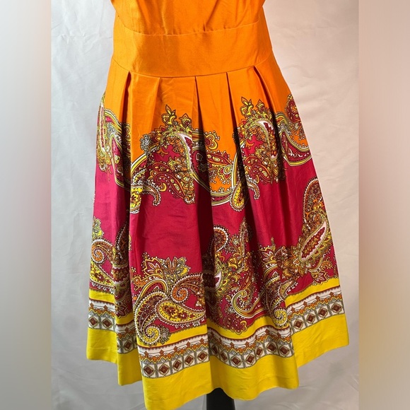 Spense Orange Midi Dress with Cotton Blend🌴☀️ - Picture 7 of 12